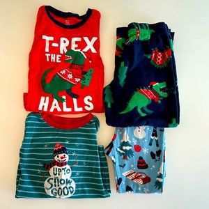 Christmas/Winter Carters Boys  Pajamas/ Little Blue House Boys Winter Pajamas